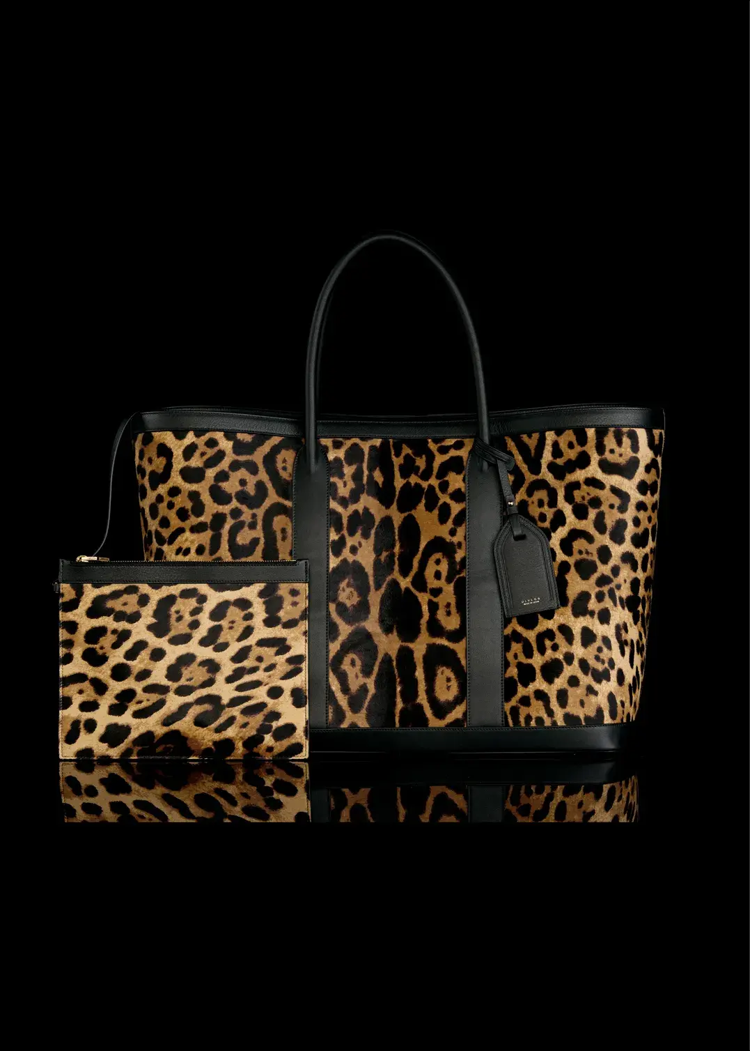 capri xl divlos bag camel leopard