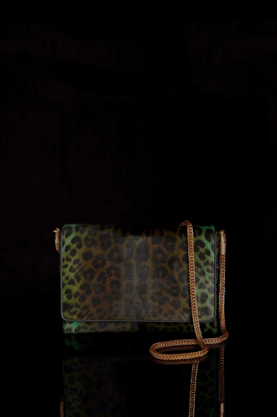 porto cervo divlos bag emerald leopard