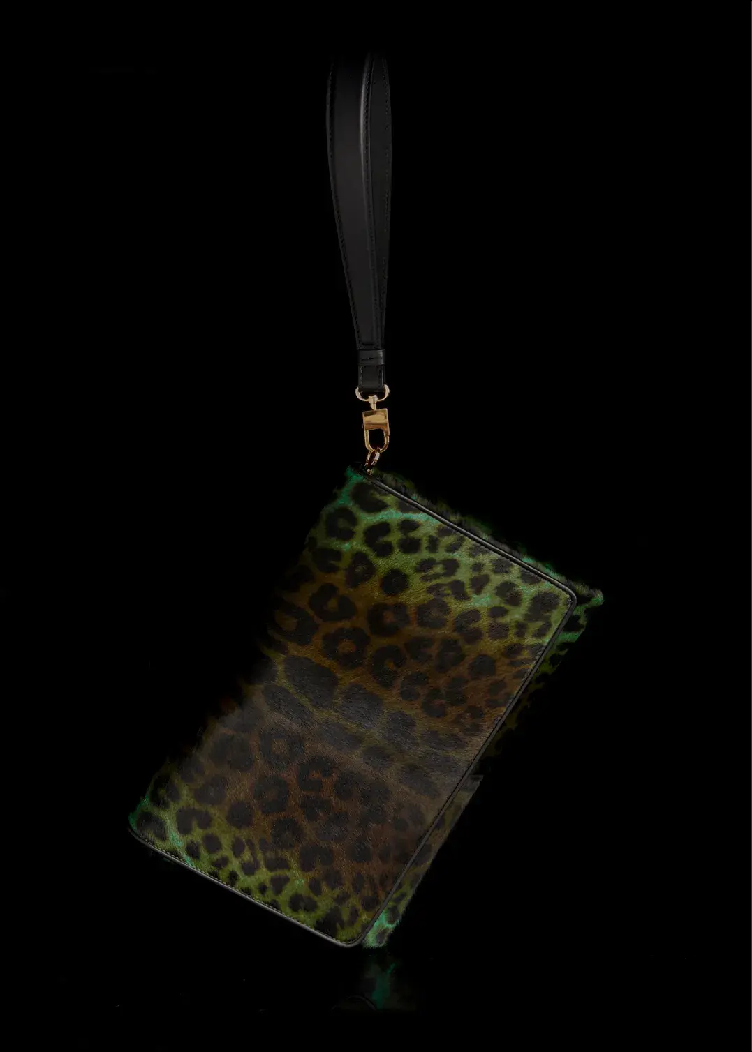 porto cervo divlos bag emerald leopard